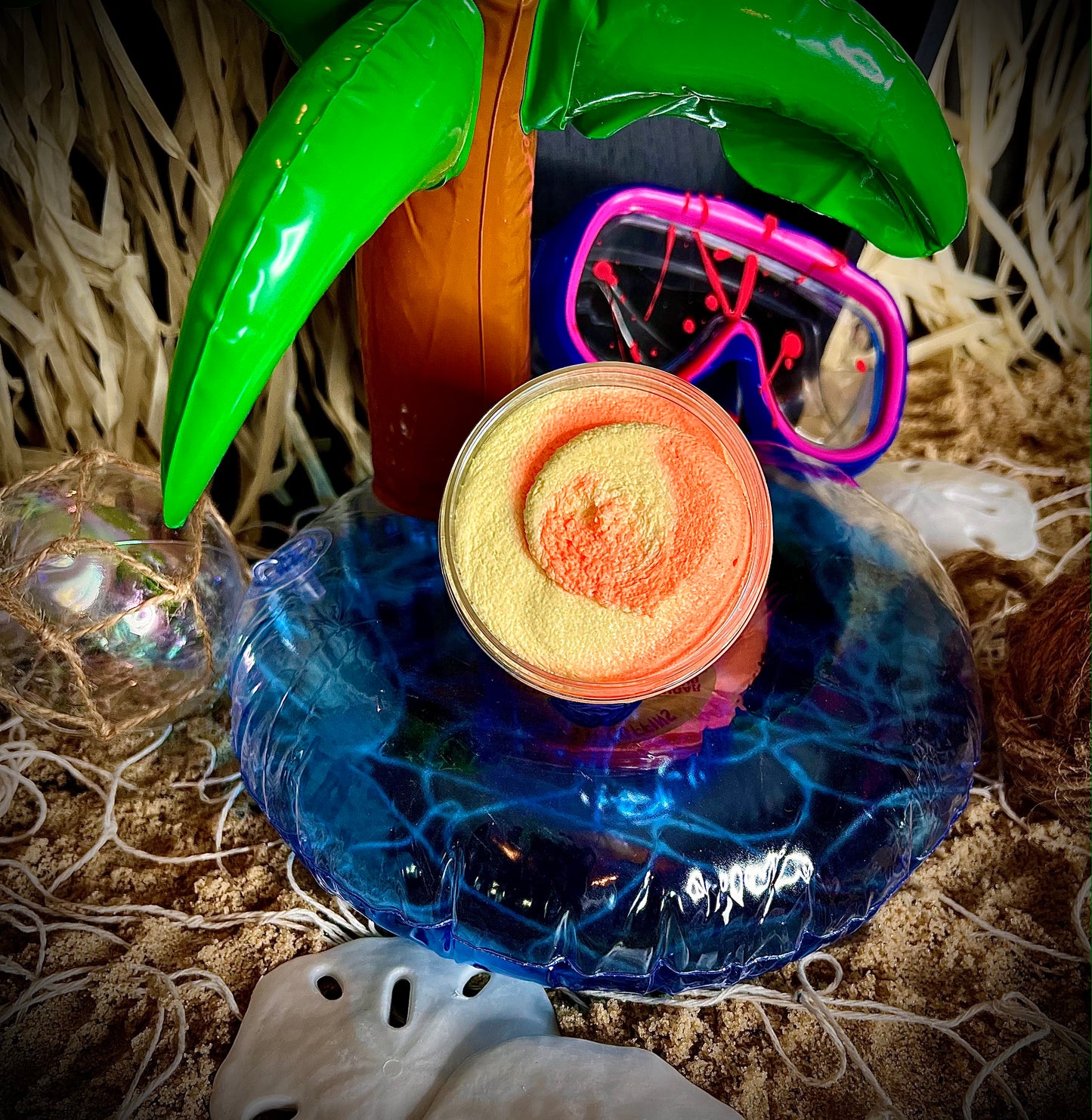 Tropical Massacre (Mango Coconut Smoothie) Whipped Sugar Scrub