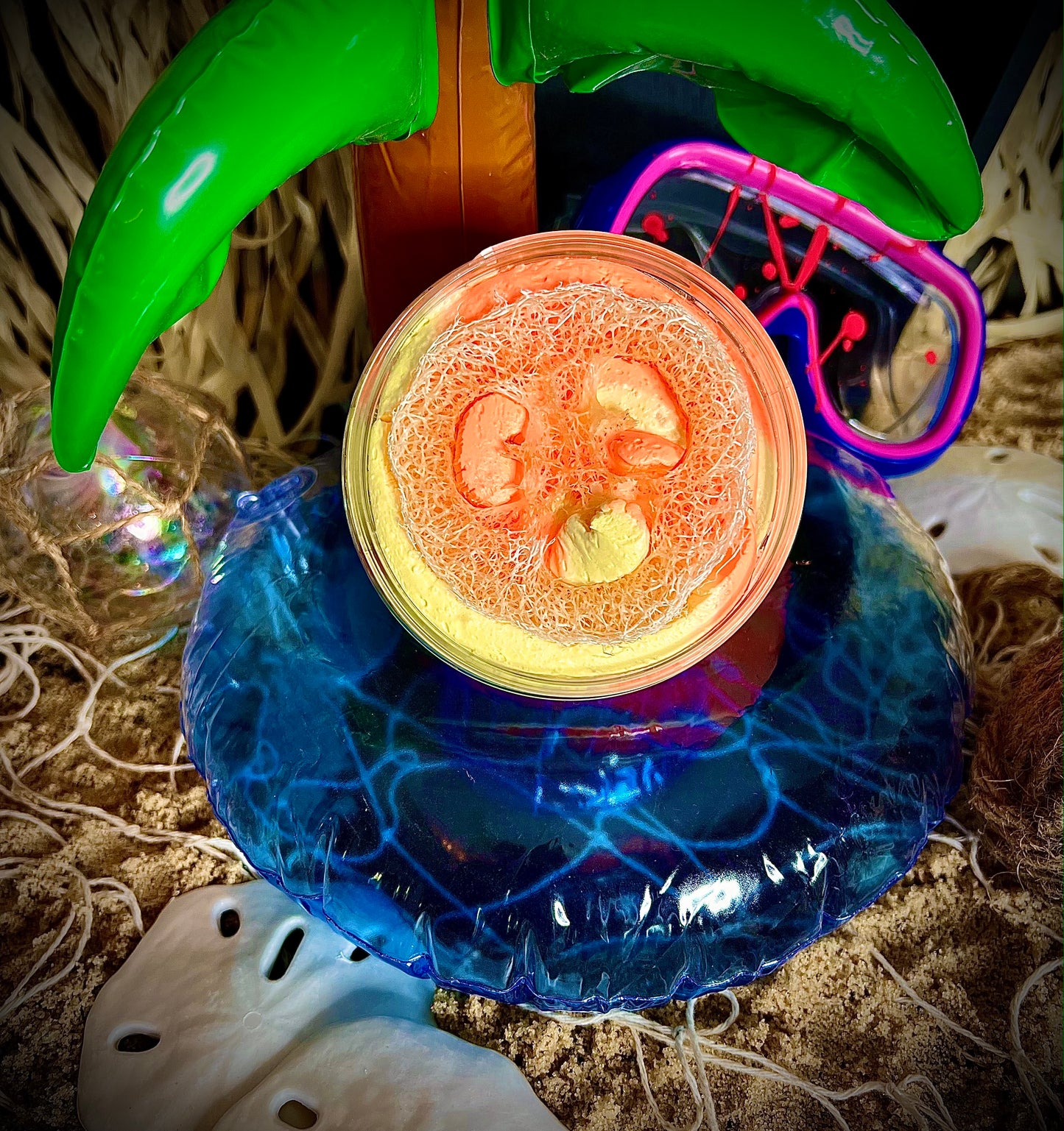 Tropical Massacre (Mango Coconut Smoothie) Whipped Soap