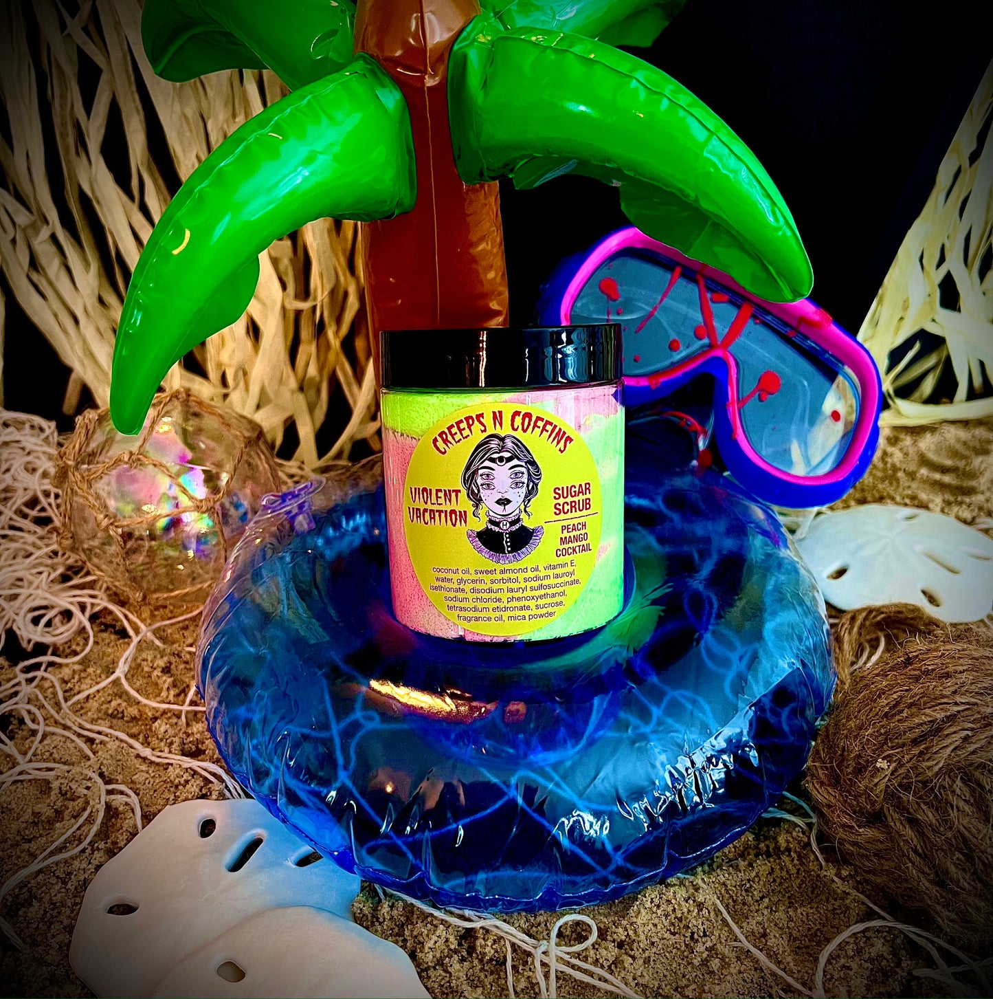 Violent Vacation (Peach Mango Cocktail) Whipped Sugar Scrub