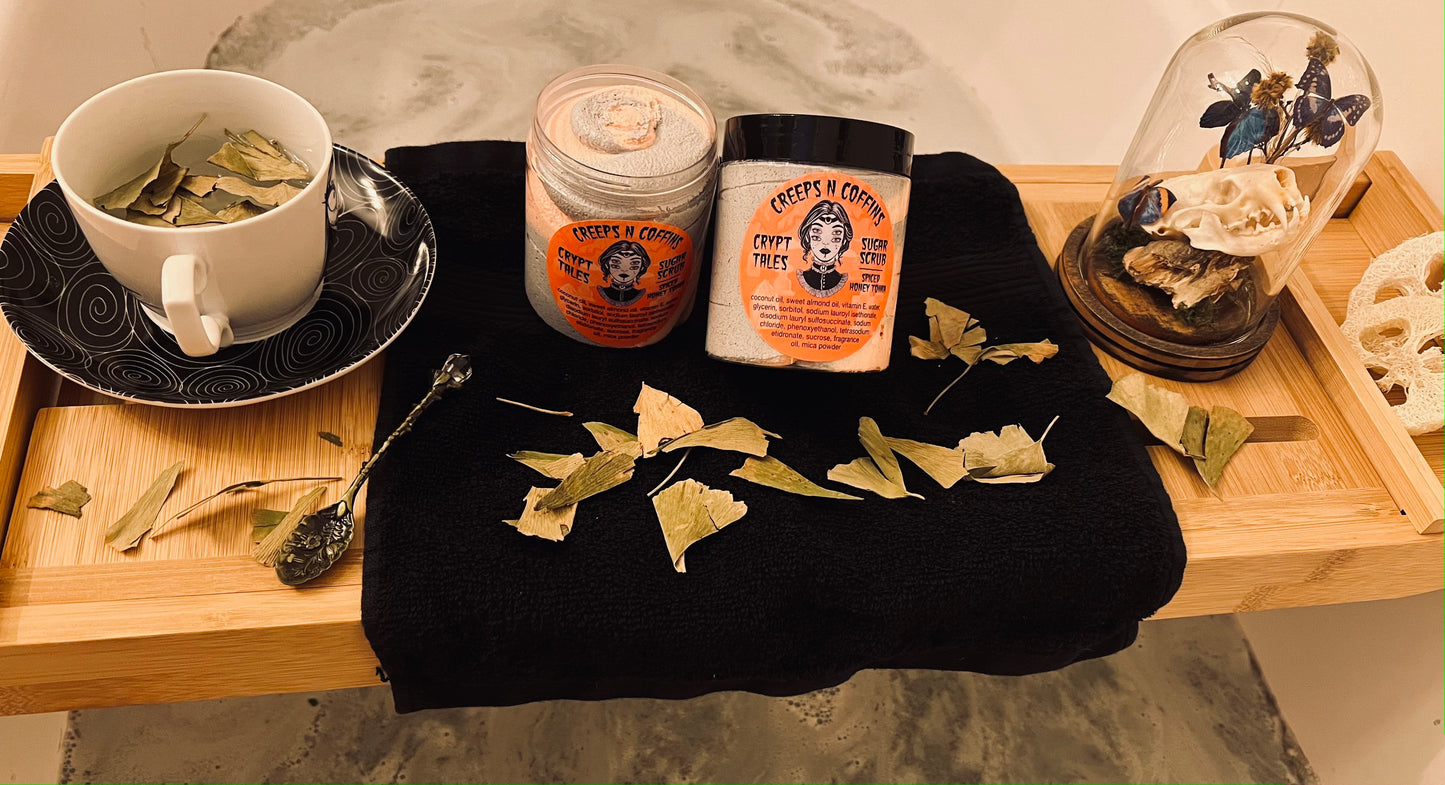 Crypt Tales (Spiced Honey Tonka) Whipped Sugar Scrub