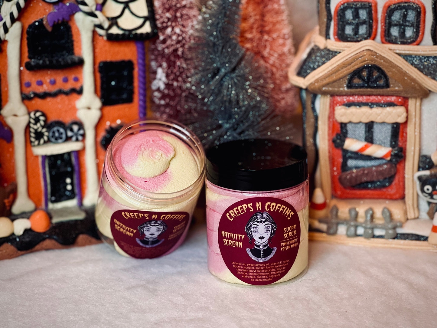 Nativity Scream (pomegranate poison punch) Whipped Sugar Scrub