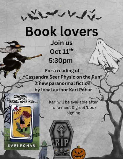 Free book event! Oct 11th 5:30pm