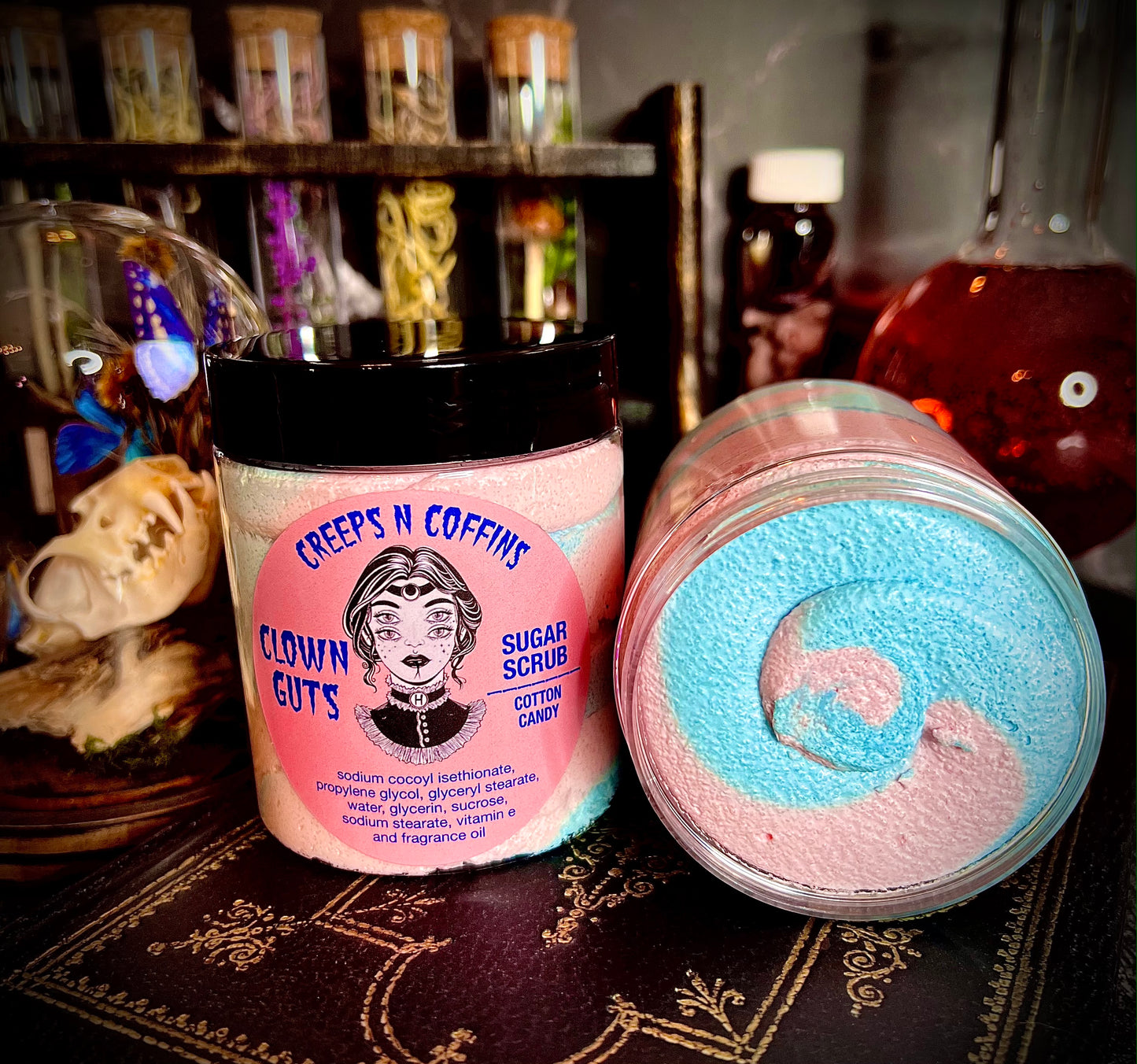 Clown Guts (Cotton Candy) Whipped Sugar Scrub