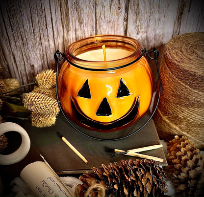 Crypt Tales (Spiced Honey Tonka) Jack-o-lantern Candle